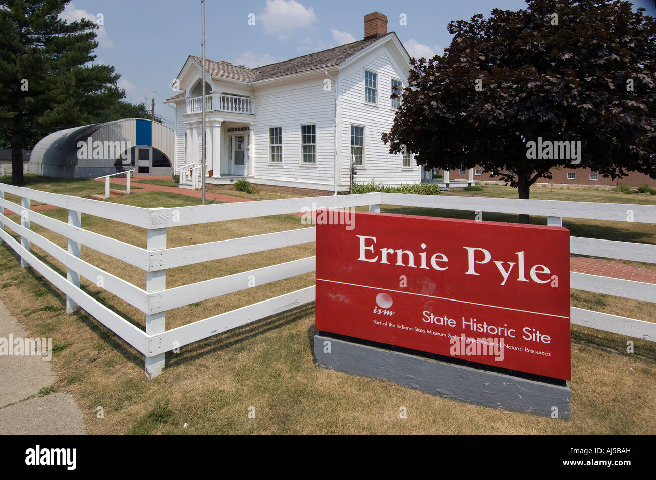 Ernie Pyle State Historic Site Dana Indiana Stock Photo Alamy