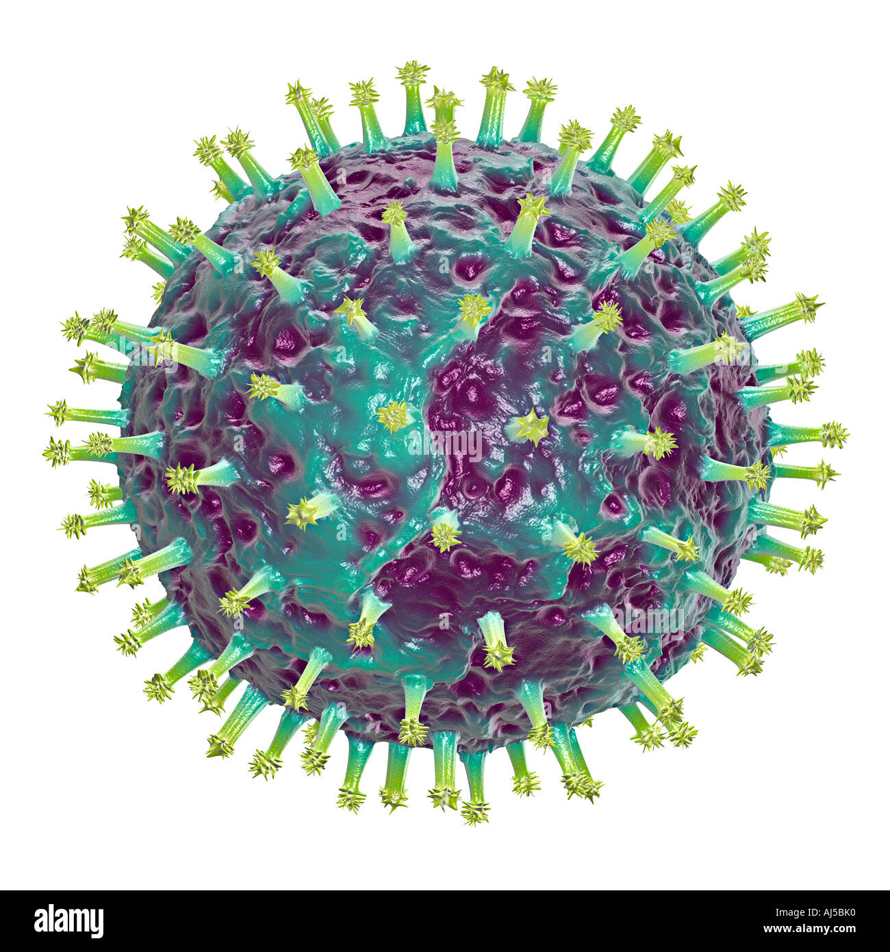 illustration of  Virus symbol of infection desease epidemic plague pestilence threat danger science pandemic pandemia Stock Photo