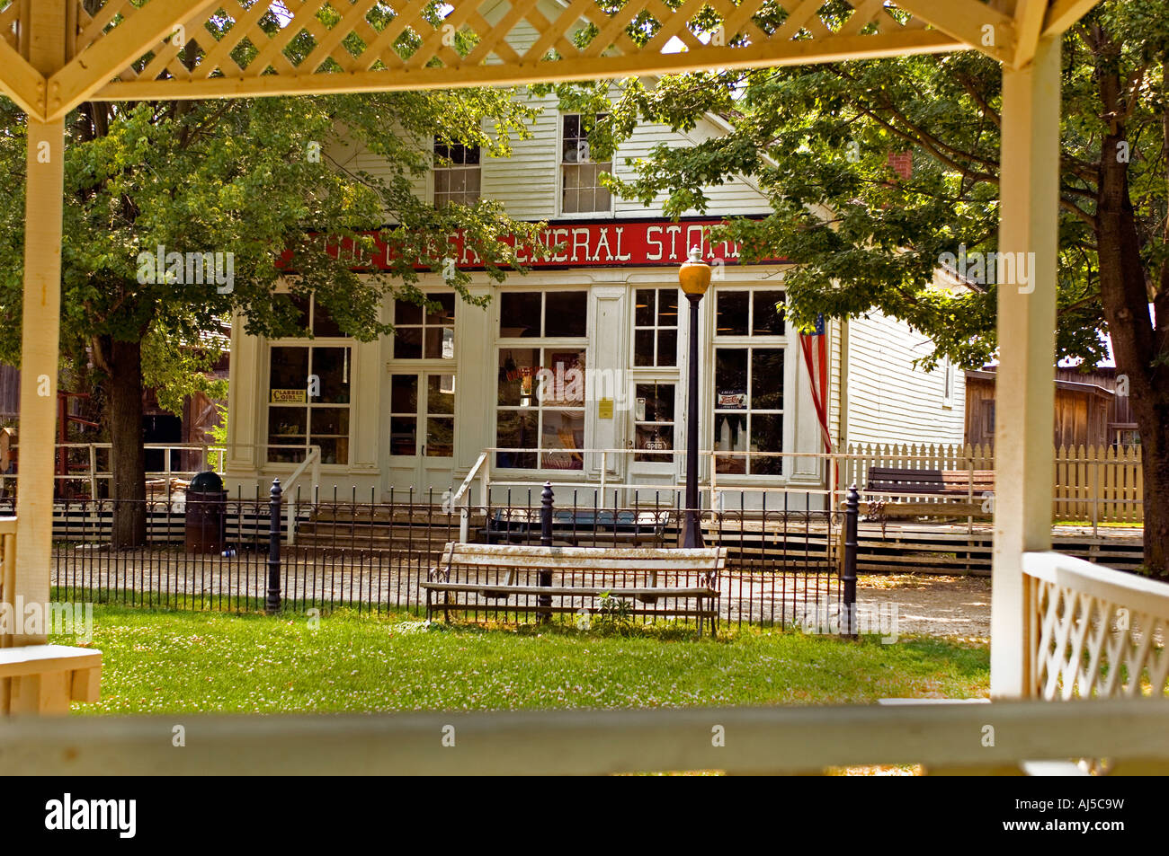 General Store at Billie Creek Village Rockville Indiana Stock Photo Alamy