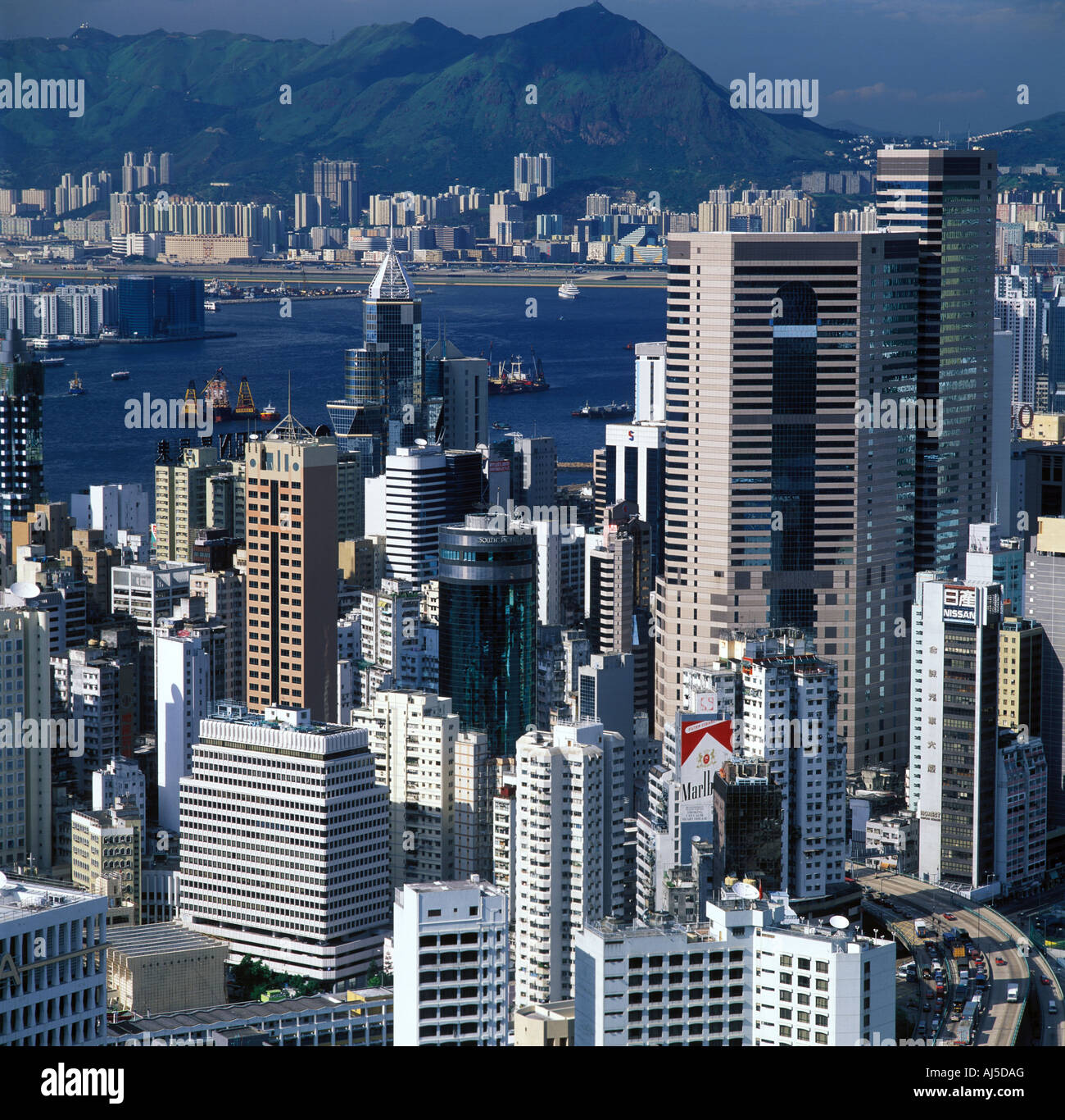 Commercial building at Wanchai, Hong Kong Stock Photo - Alamy