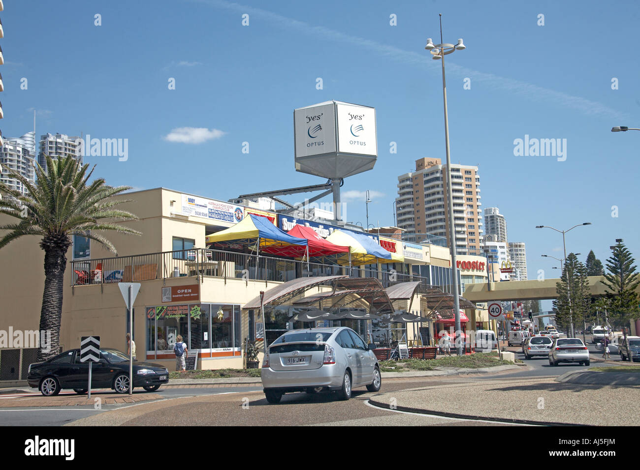 Shopping mall with shops in Surfers Paradise Queensland QLD Australia Stock Photo Alamy
