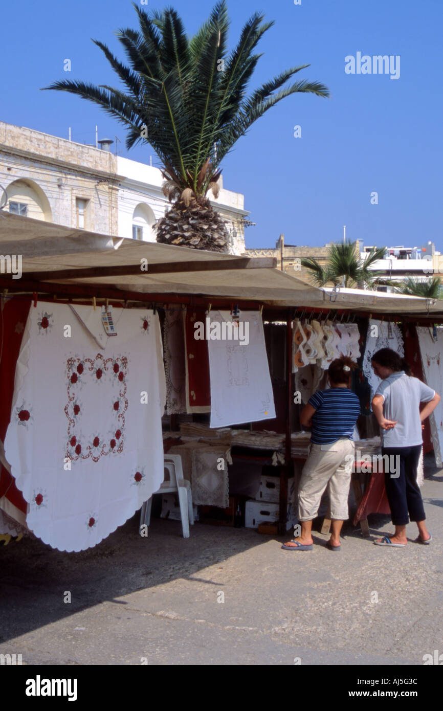 THE MARKET AT MARSAXLOKK MALTA EUROPE Stock Photo Alamy