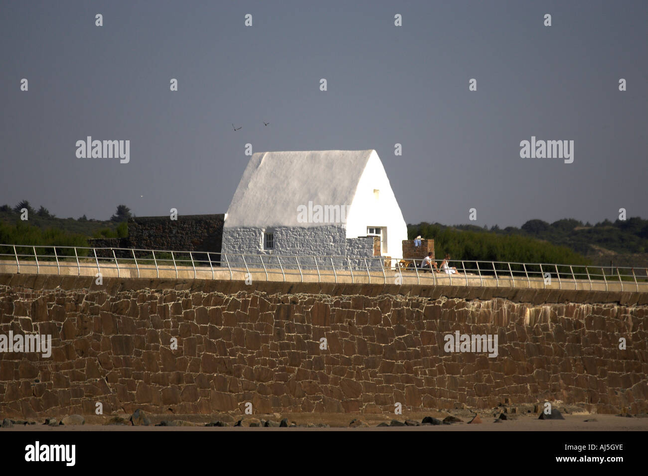 A series of photographs taken in Jersey ,The Channel Islands UK United Kingdom GB Great Britain Five Mile Beach  St Ouen's Stock Photo