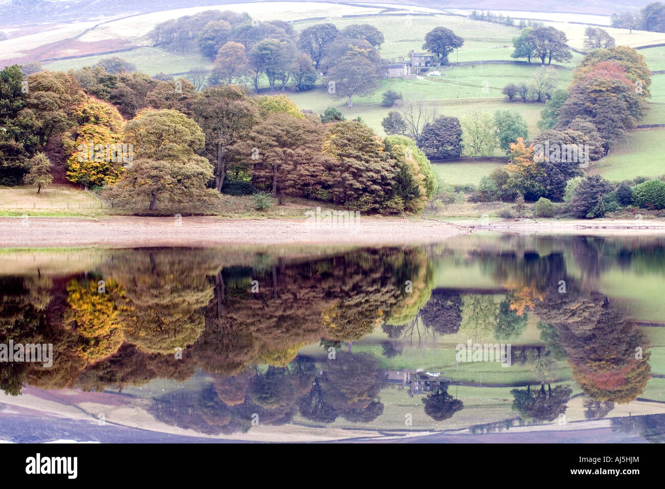 Ladybower Reservoir, Derbyshire, England Stock Photo