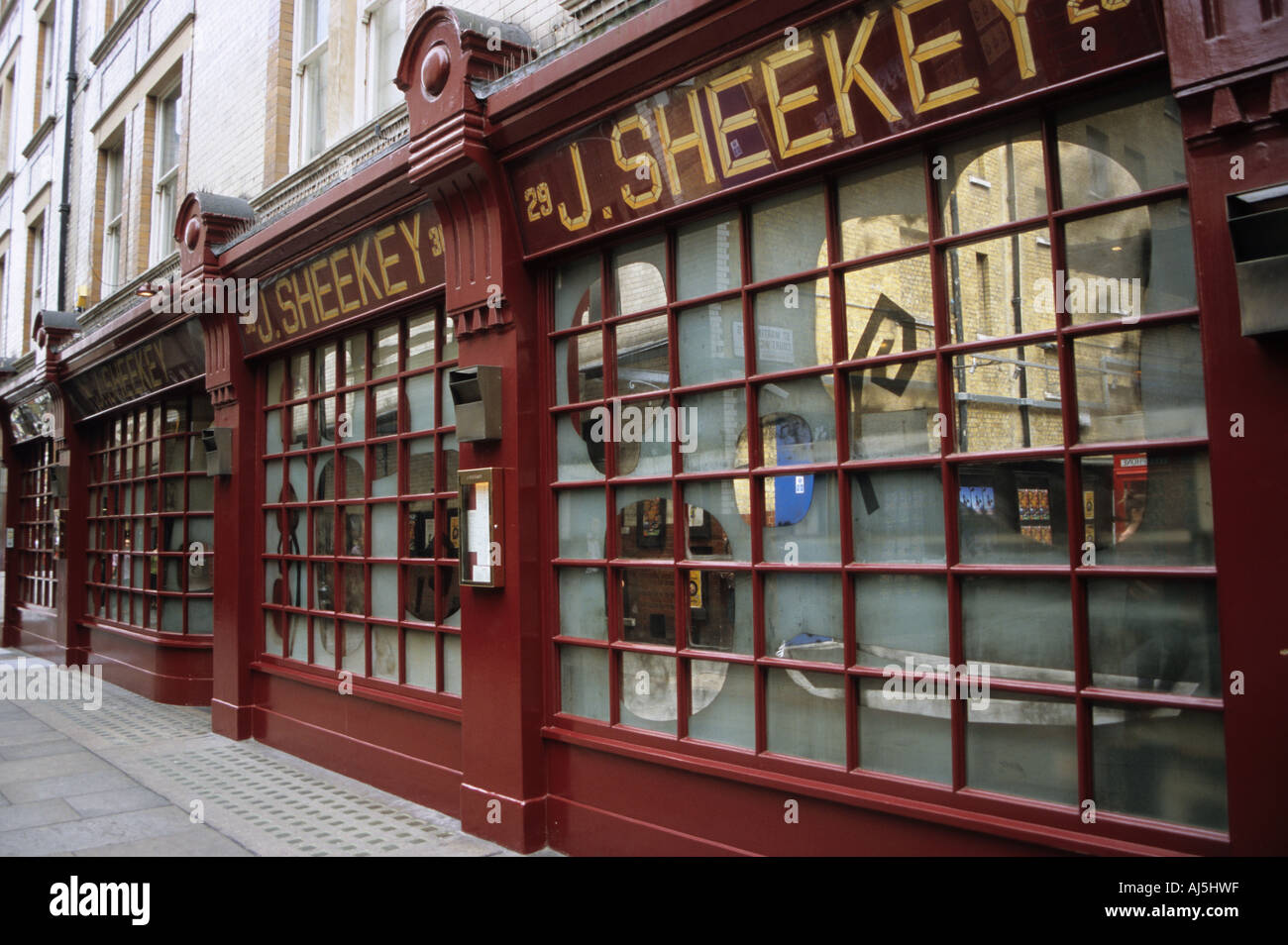 J Sheekey Restaurant Covent Garden London Stock Photo - Alamy