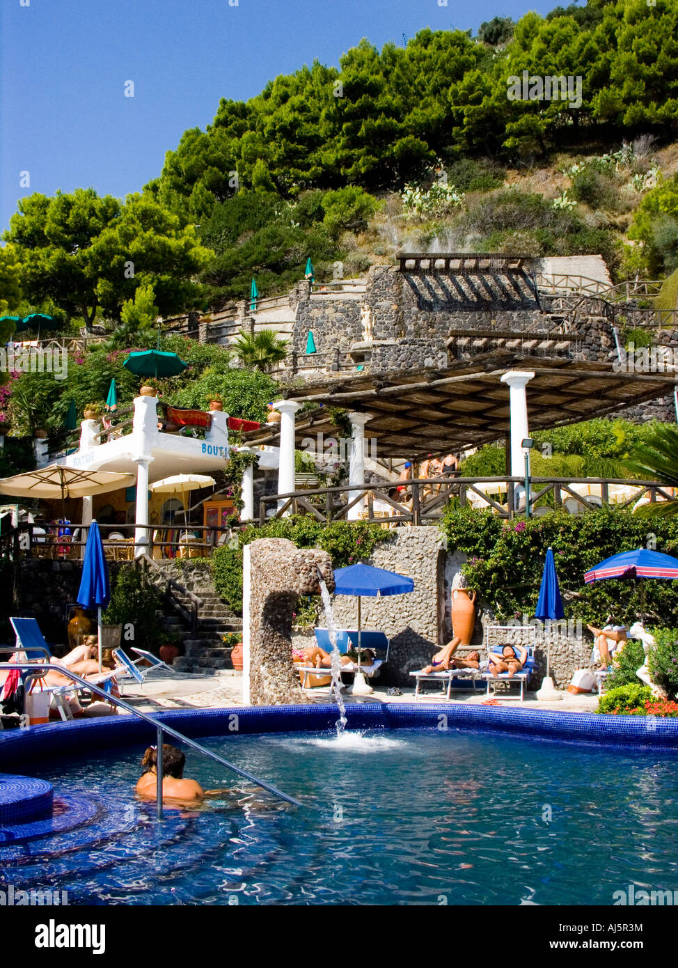 aphrodite thermal baths, Ischia, Italy Stock Photo Alamy
