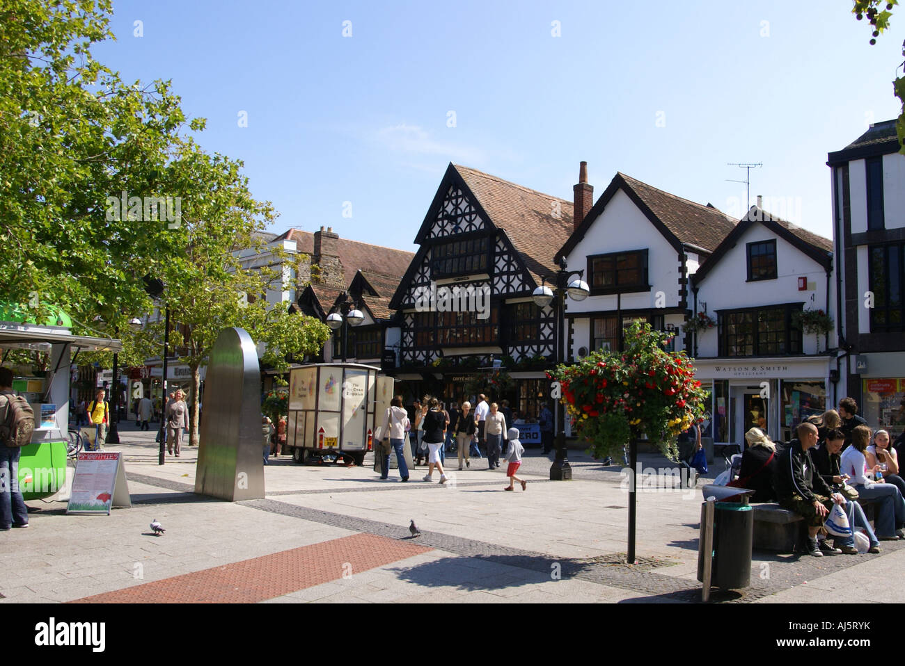 Taunton Town Centre Stock Photo