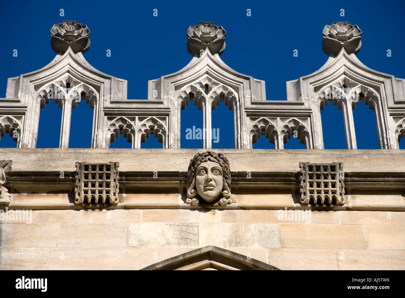 St Georges Chapel Detail Windsor Castle Windsor England UK Stock Photo ...