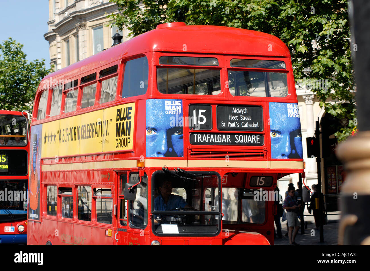 Routemaster bus in London Stock Photo