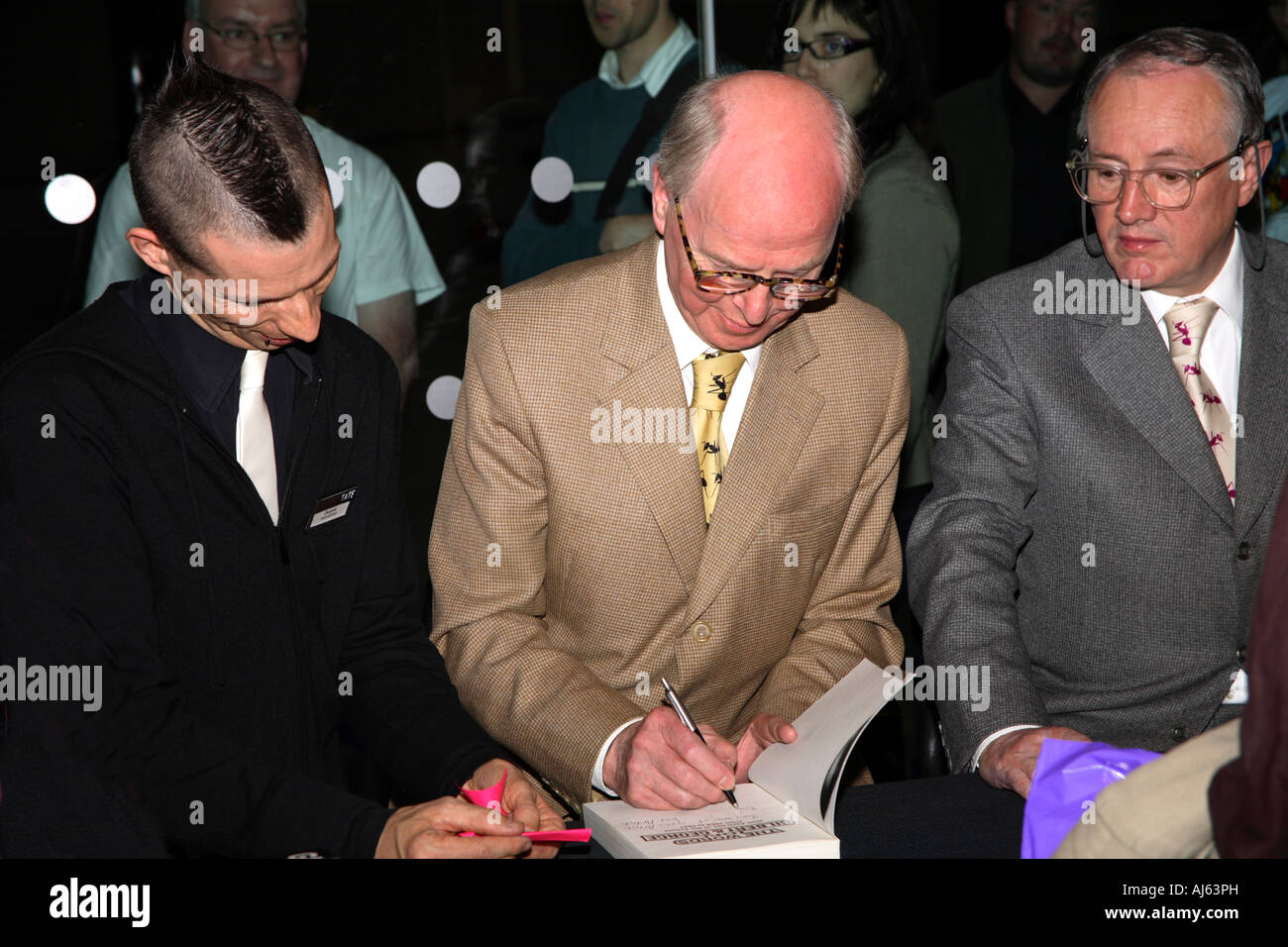 Gilbert & George Book Signing, Tate Modern, London Stock Photo