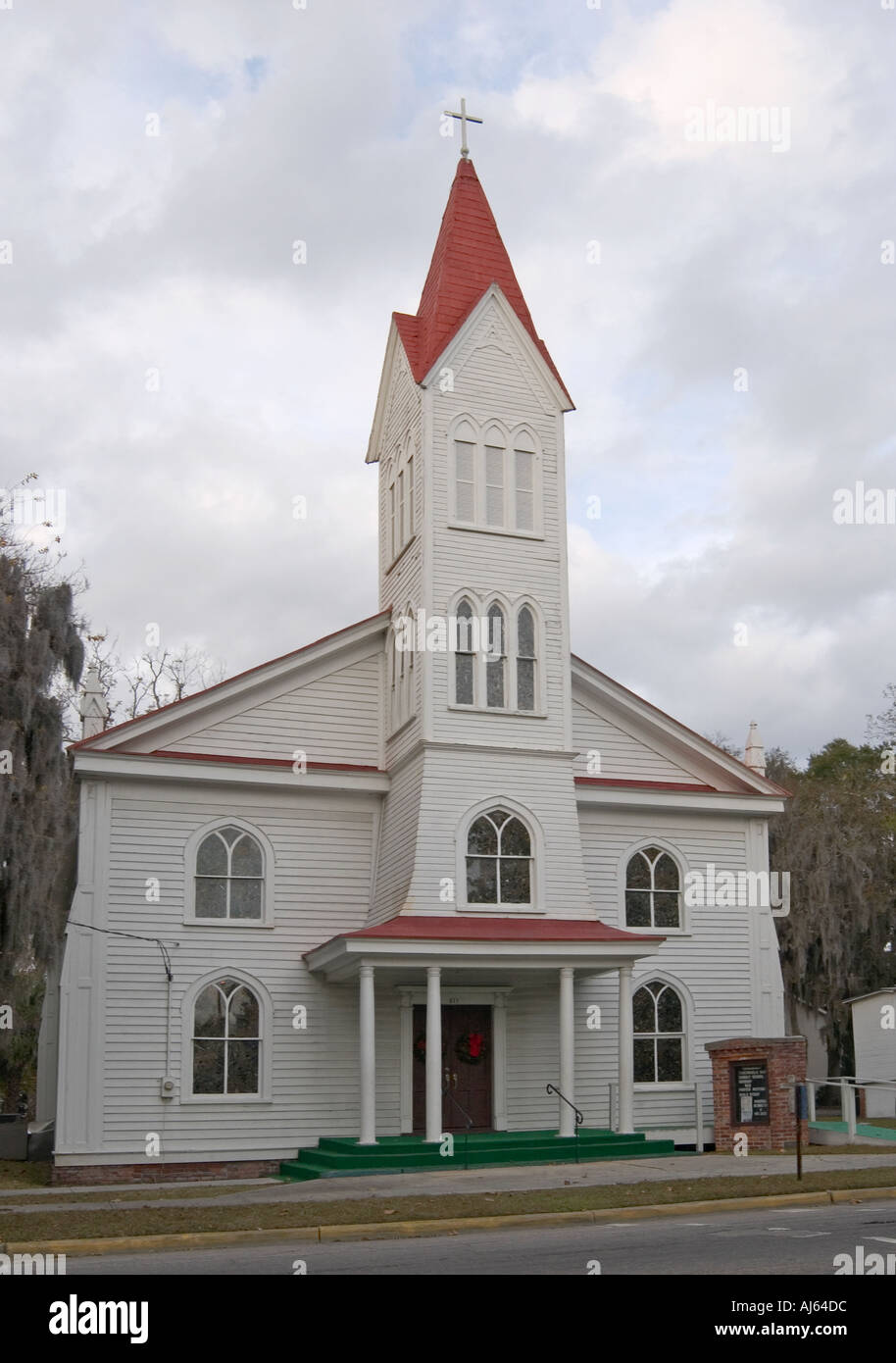 Tabernacle Baptist Church Beaufort South Carolina USA Stock Photo