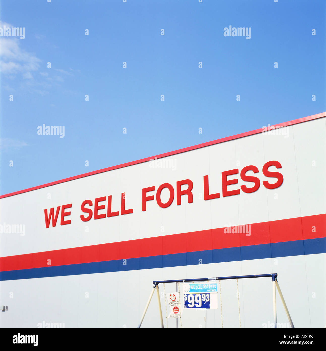 Walmart sign We Sell For Less, North America Stock Photo 8362363 Alamy