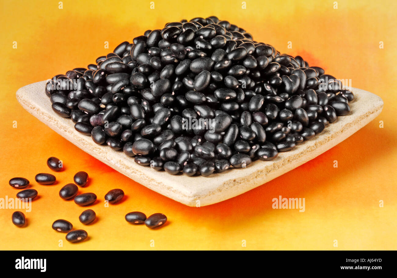 BLACK TURTLE BEANS Stock Photo Alamy