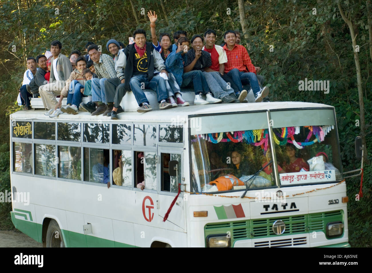 All seats are taken go by bus NEPAL ASIA Kathmandu Valley living