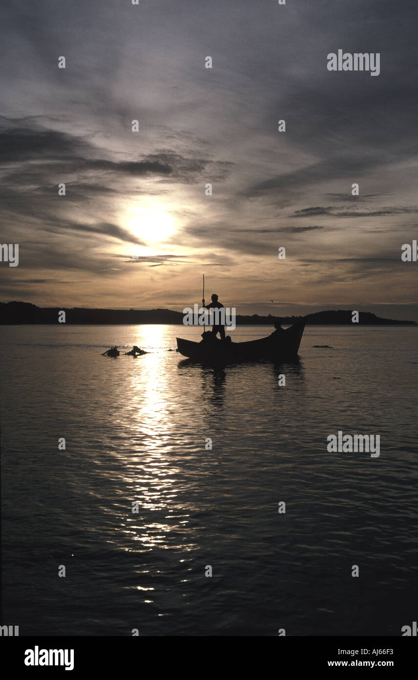 Fisherman at Sea Sumatra Indonesia Stock Photo - Alamy