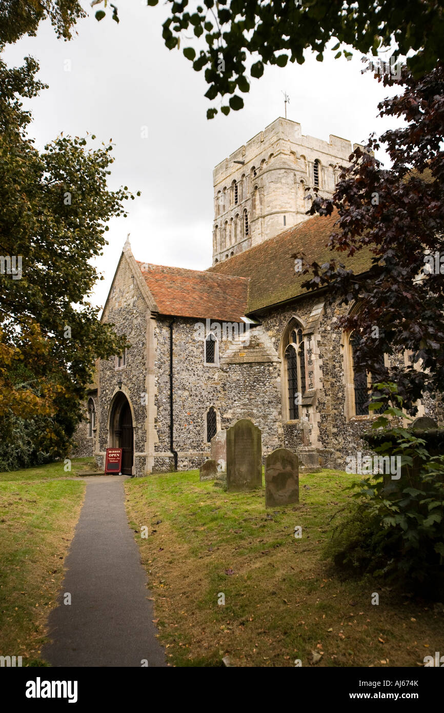 UK Kent Sandwich St Clements Church Stock Photo - Alamy