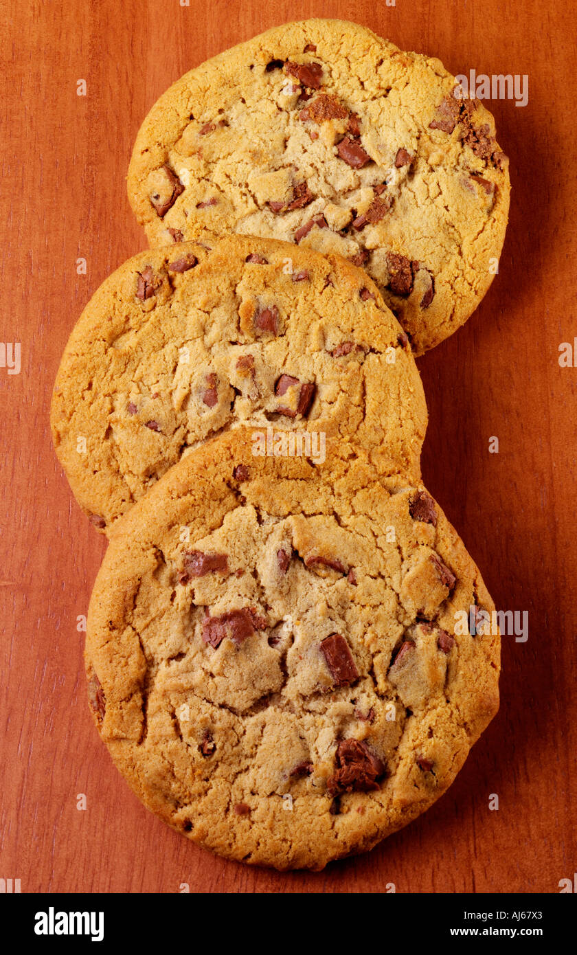 CHOCOLATE CHIP COOKIES Stock Photo