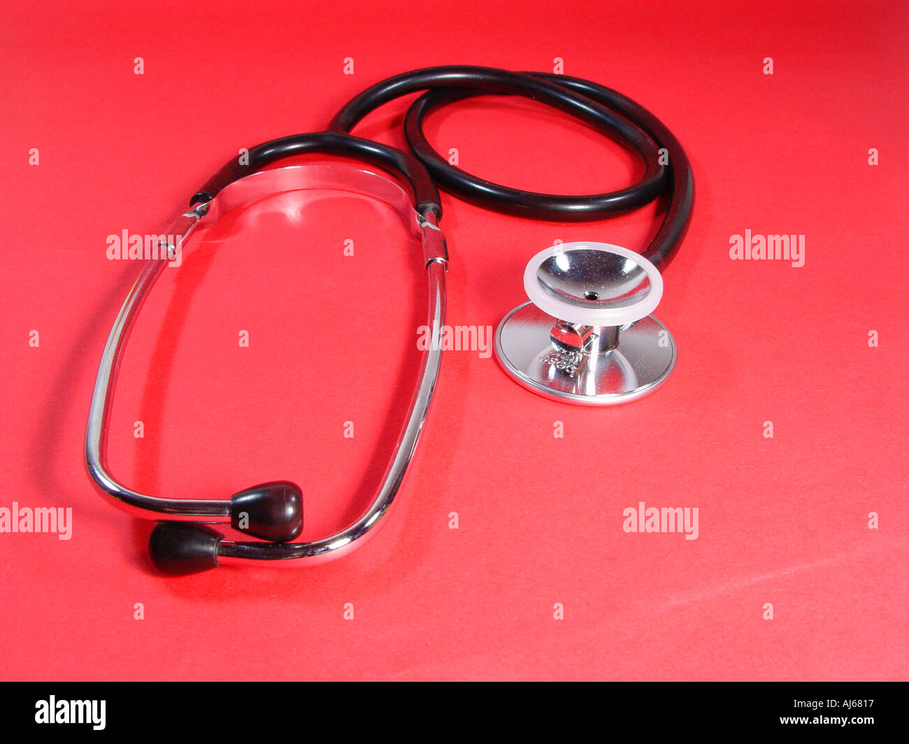 stethoscope is standard for doctors and symbol for physicians and the medical profession Stock Photo