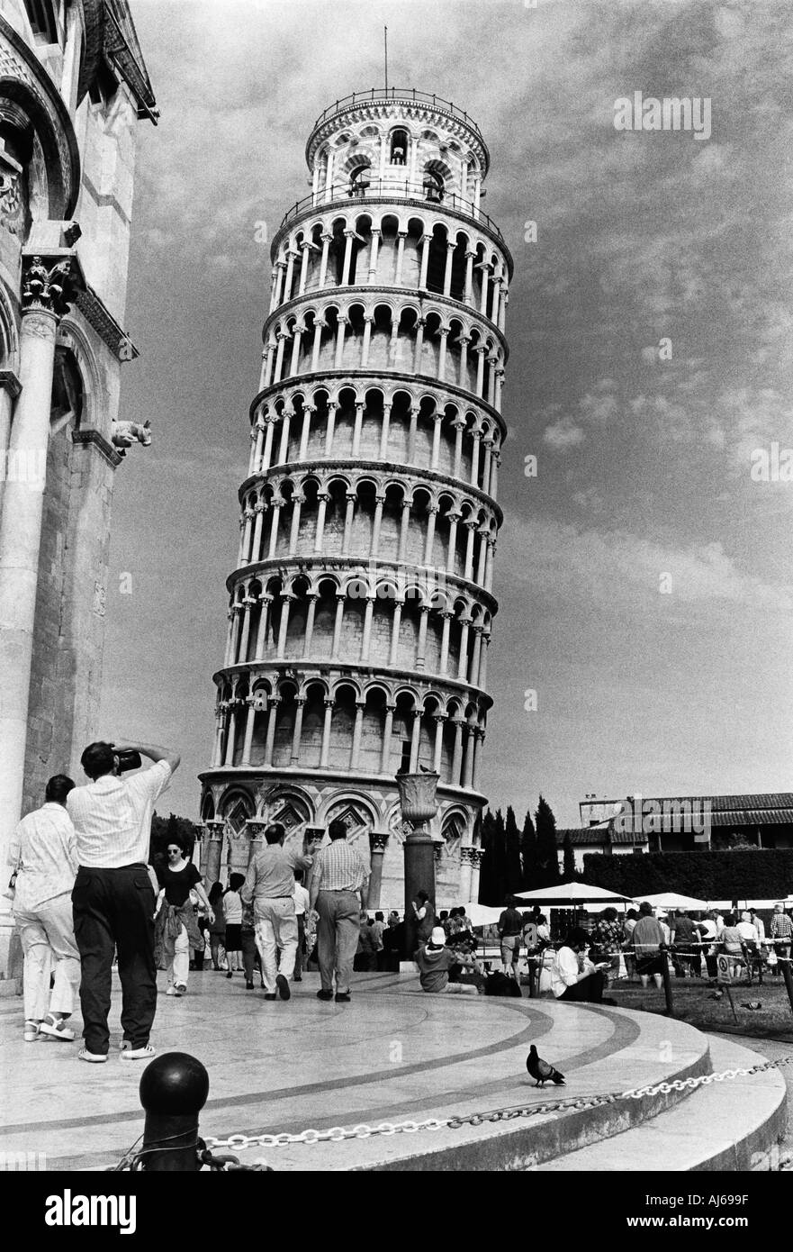 The leaning Tower of Pisa Stock Photo