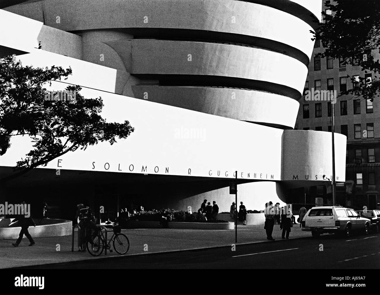 The Guggenheim Museum Manhattan New York Stock Photo