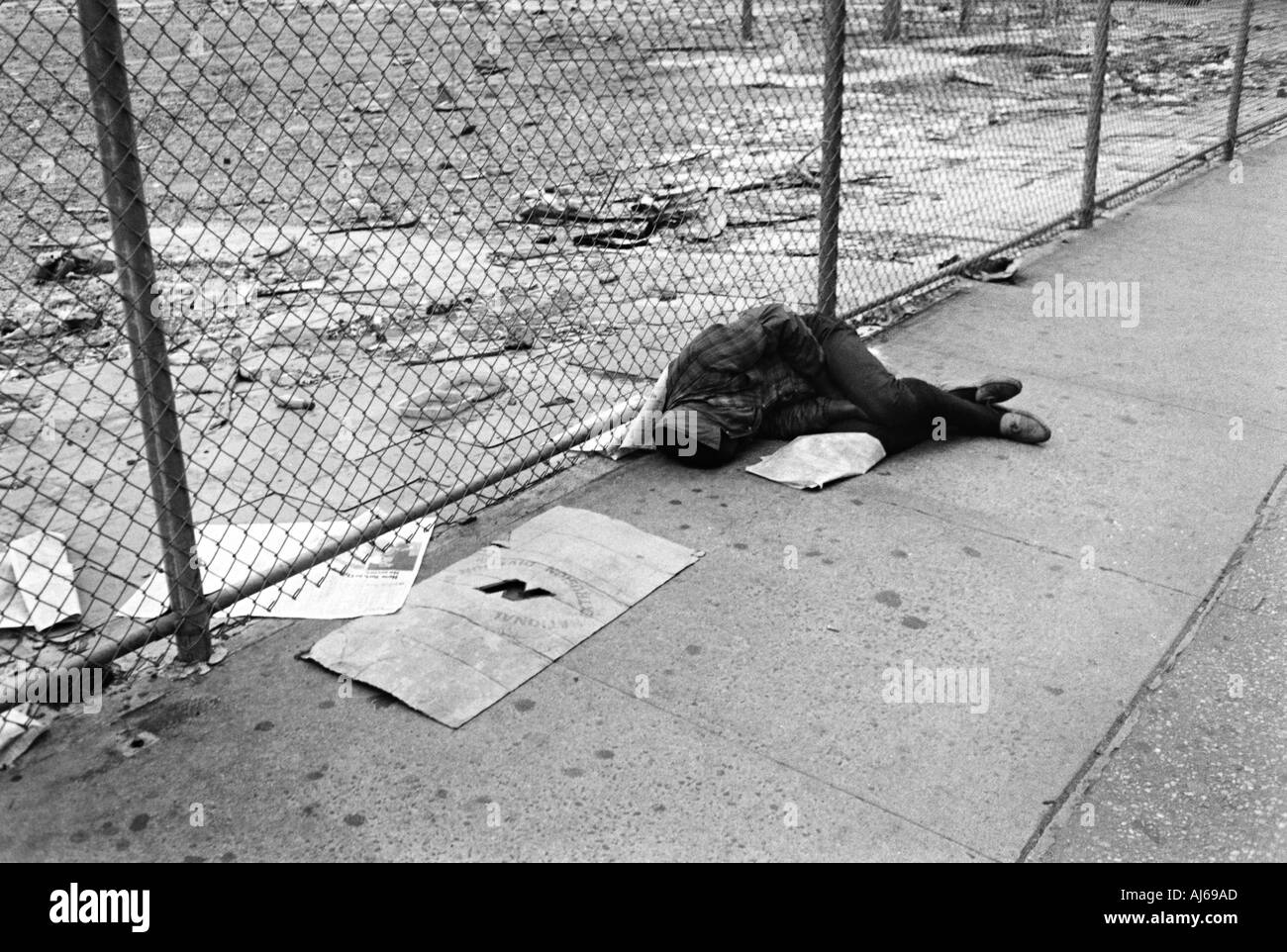Homeless in Manhattan New York USA Stock Photo