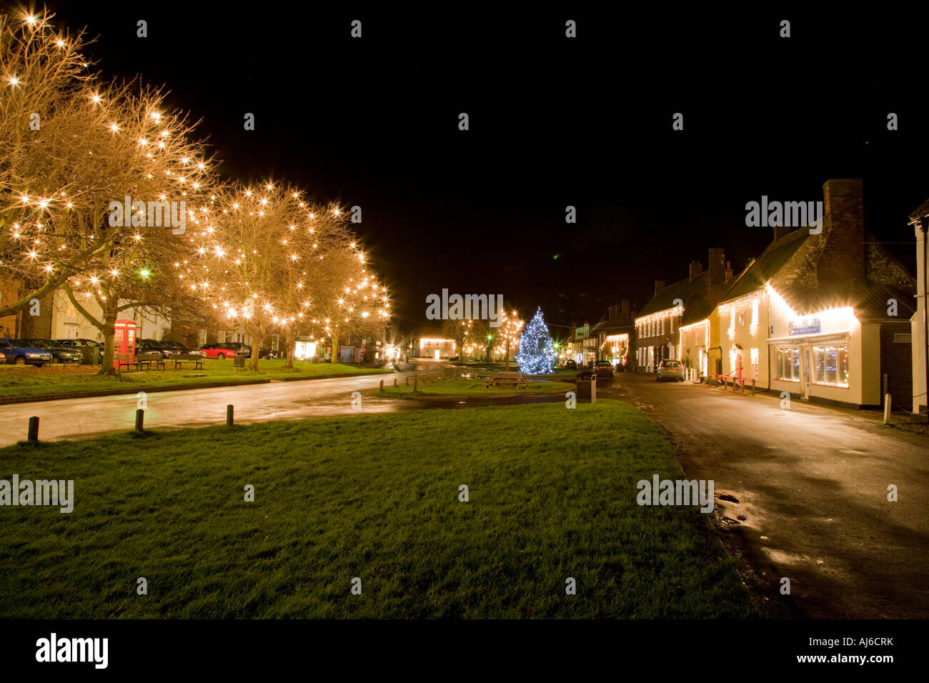 Burnham market at Christmas, North Norfolk, England, UK Stock Photo Alamy