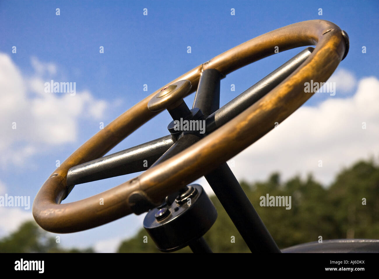 tractor steering wheel, Germany, Bavaria Stock Photo Alamy
