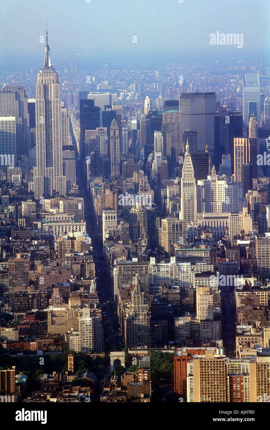 New york the most populated city in the usa hires stock photography