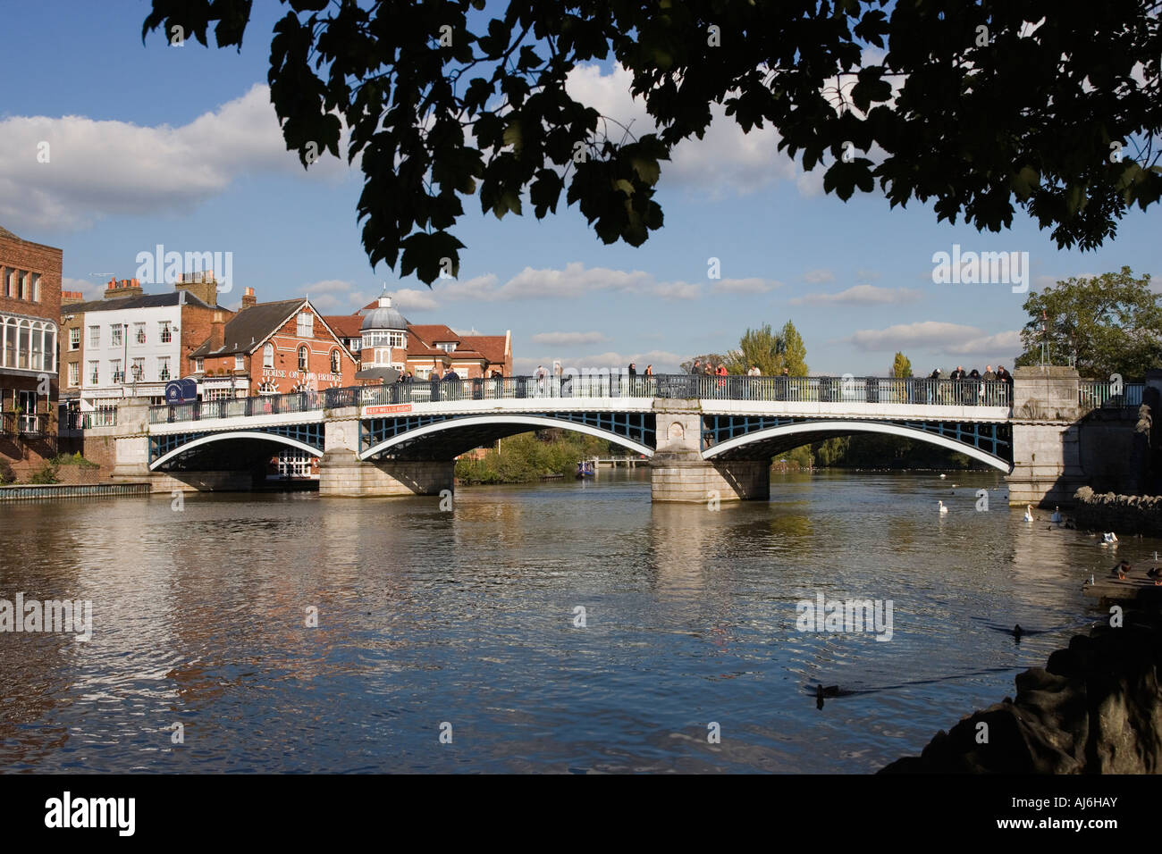 Bridge across River Thames at Windsor England UK Stock Photo - Alamy