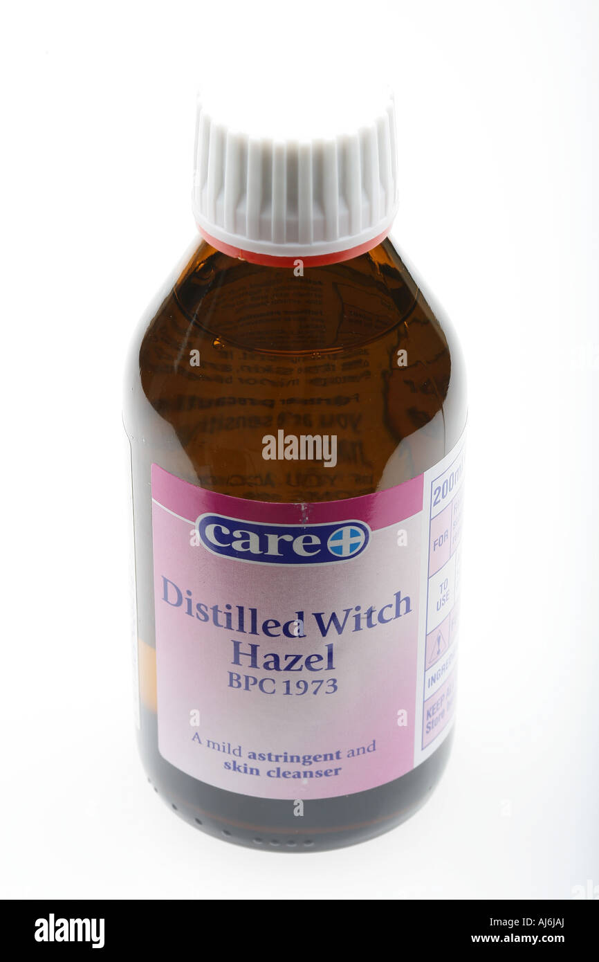 Distilled Witch Hazel Stock Photo Alamy