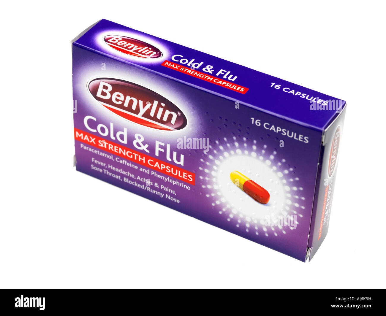 Benylin Cold Flu Capsules Medicine Cut Out Stock Images & Pictures Alamy