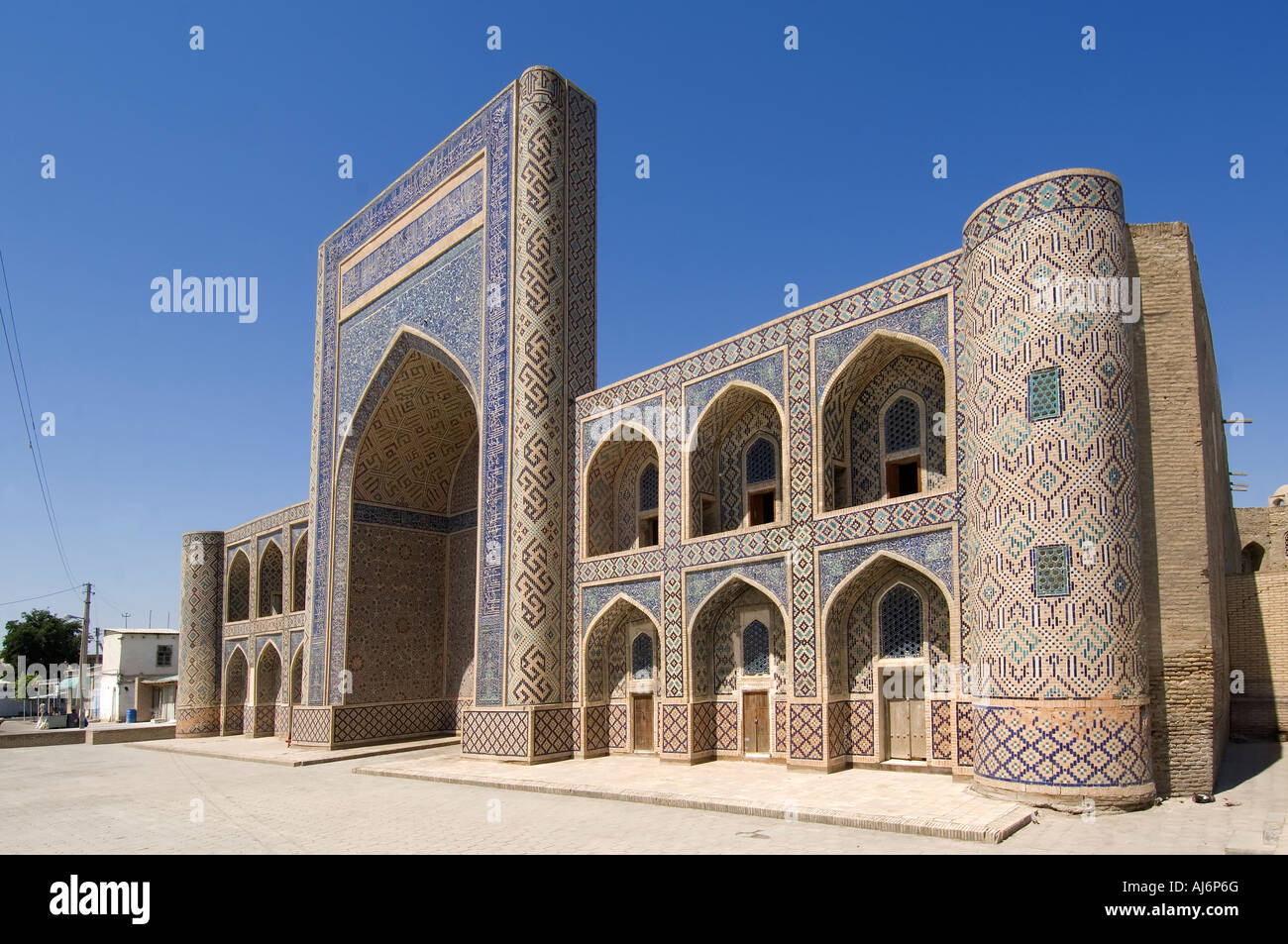 Bukhara - Abdullah Khan Medressa Stock Photo