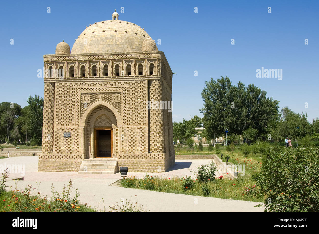 Bukhara - Ismail Samani  Mausoleum Stock Photo