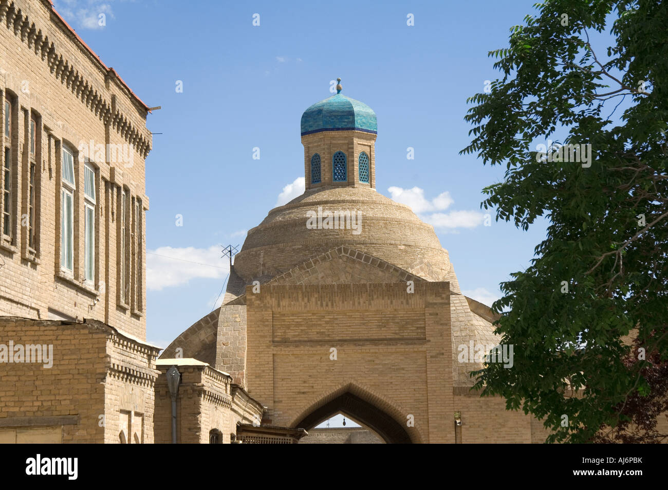 Taqi Sarrafon bazaar, Bukhara, Uzbekistan Stock Photo