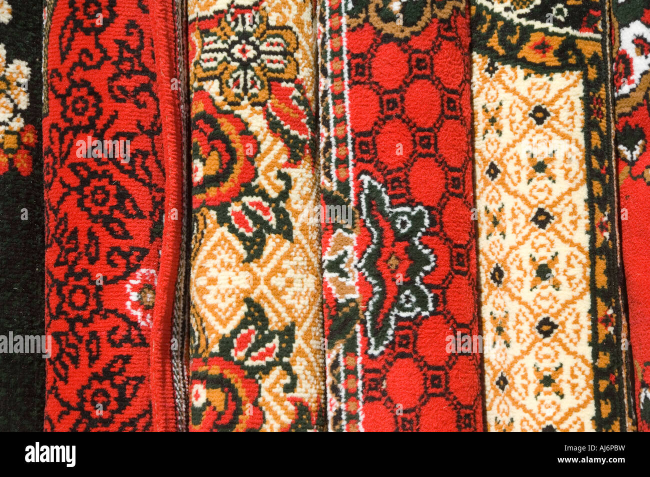 Carpet shop Bukhara Uzbekistan Stock Photo