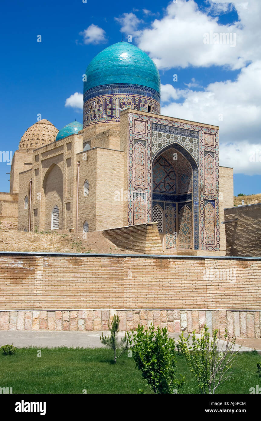 Samarkand - Shahr-I-Zindah necropolis Stock Photo