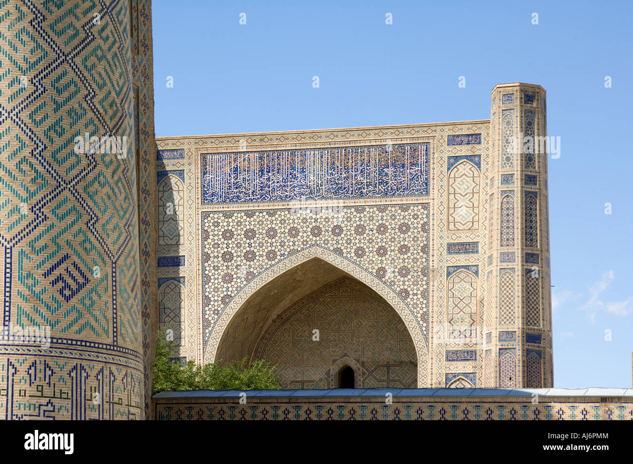 Samarkand - Bibi Khanym Mosque Stock Photo