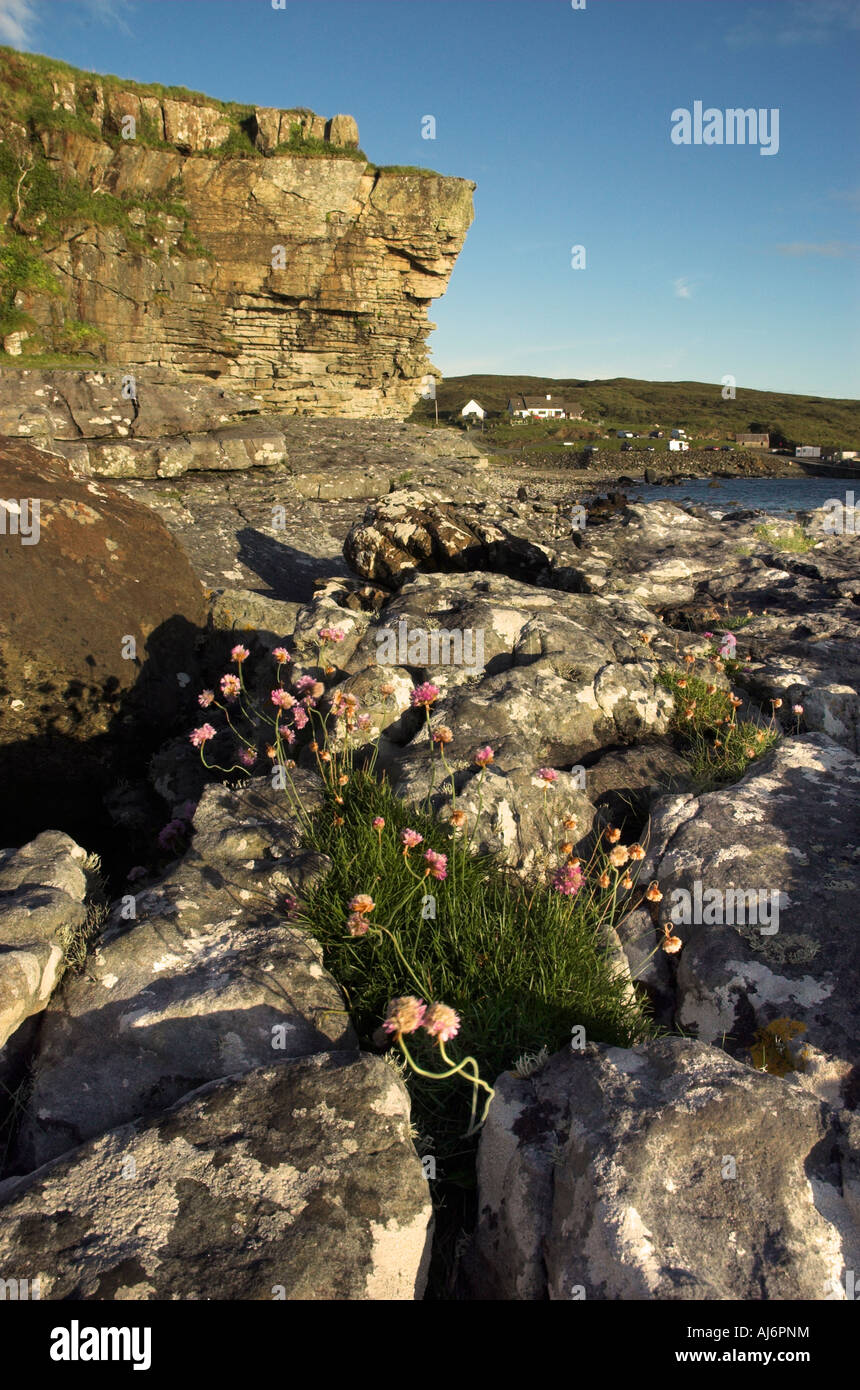 Hebrides blue rock rocks cliffs hi-res stock photography and images - Alamy