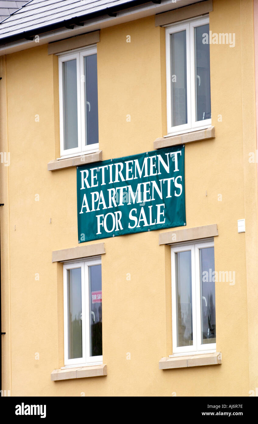 RETIREMENT APARTMENTS FOR SALE on a new development in the rural market