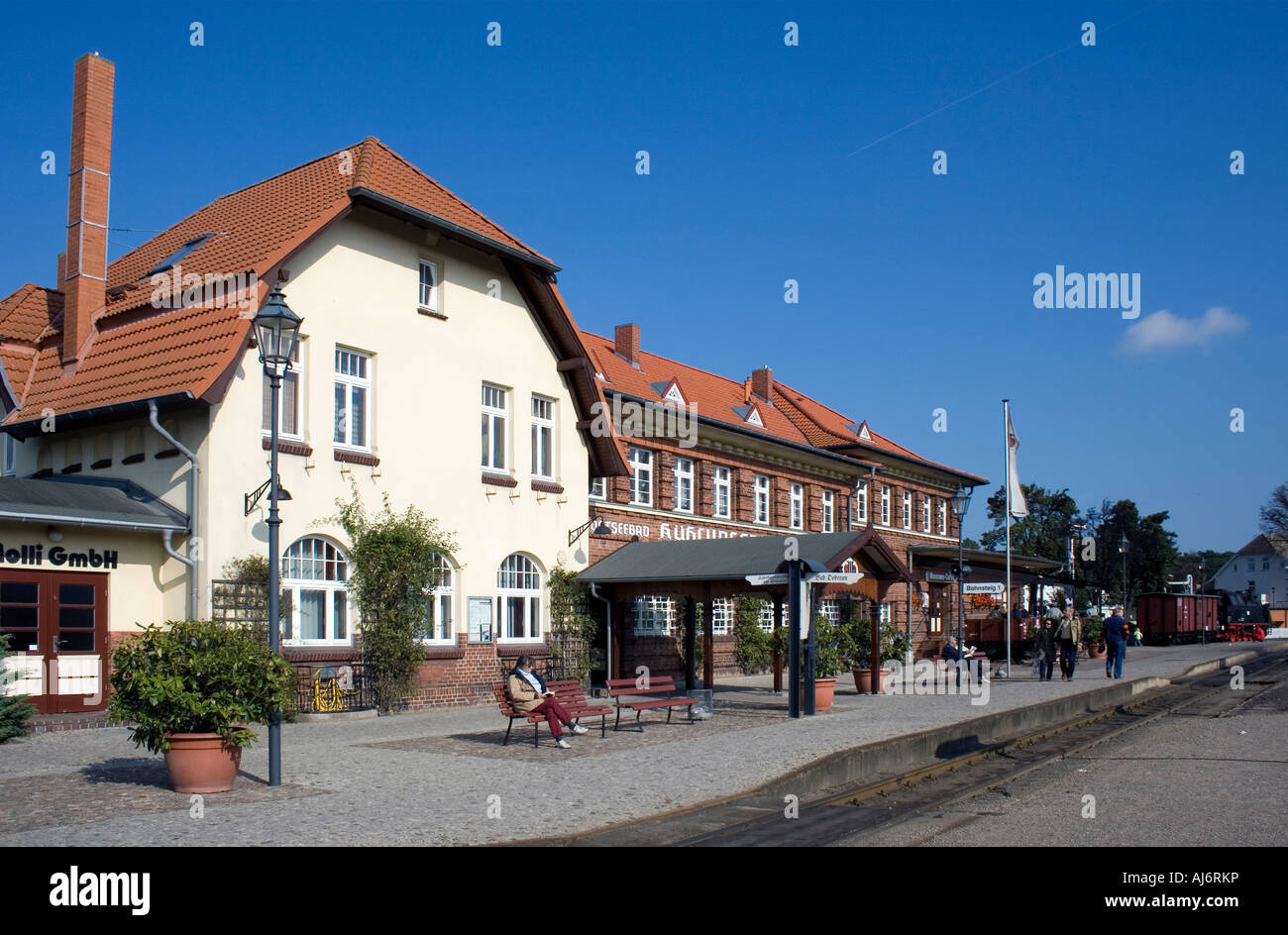 Kuehlungsborn Historical Train Station Stock Photo