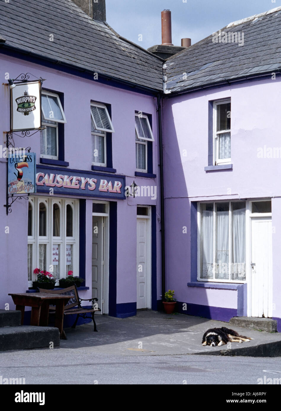 Causkey’s bar, a public house in a traditional village; County Cork