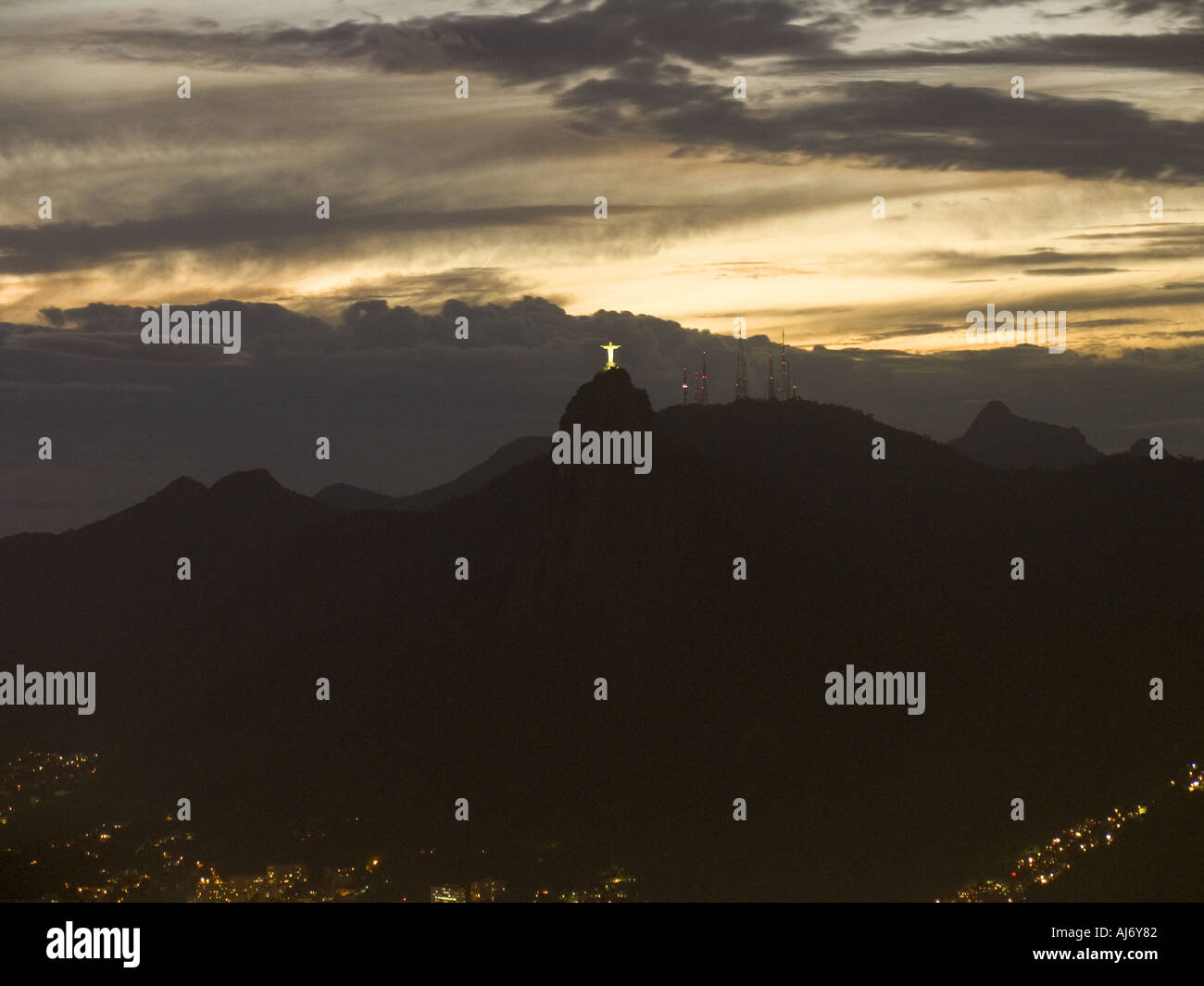 Christ the Redeemer Statue overlooking the city from Corcovado Mountain