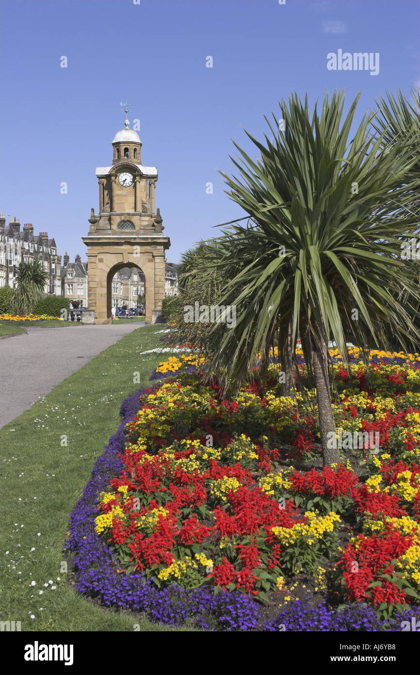 Holbeck Clock Tower Scarborough North Yorkshire UK Stock Photo