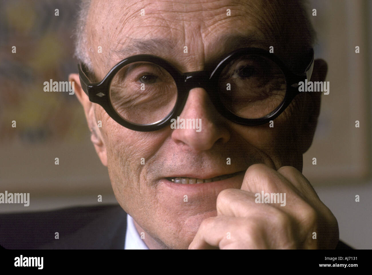 Phillip Johnson architect Stock Photo Alamy