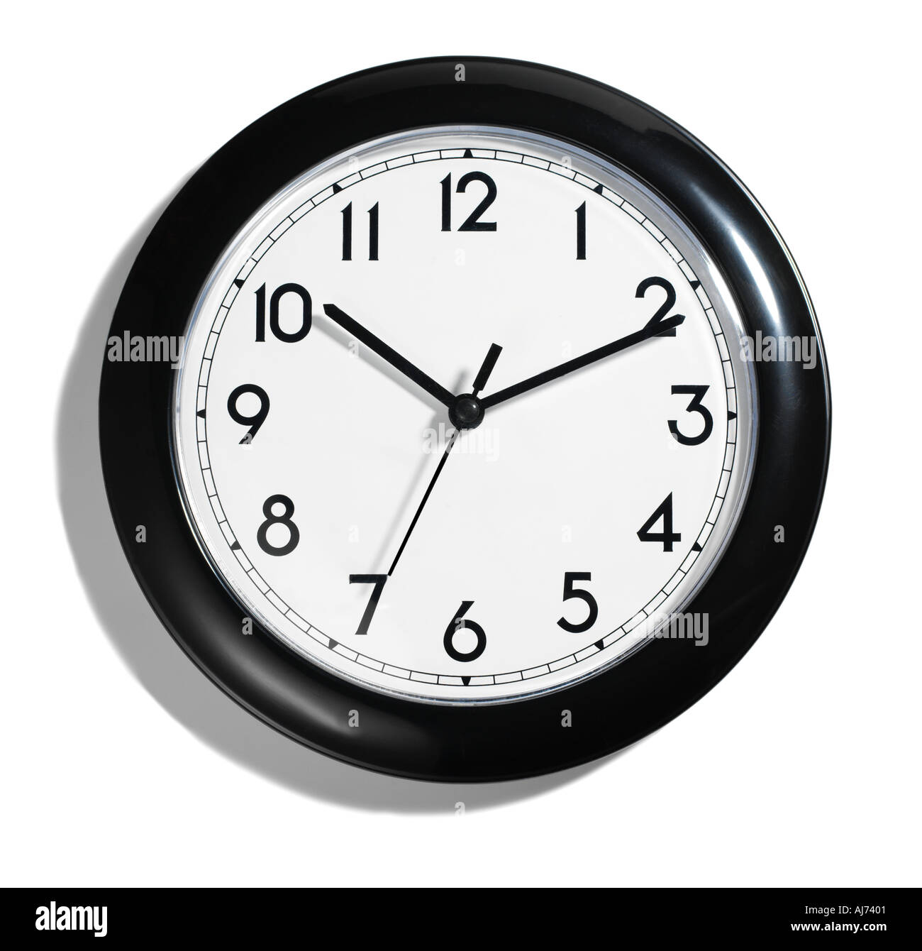 Black wall clocks Clock Stock Photo Alamy