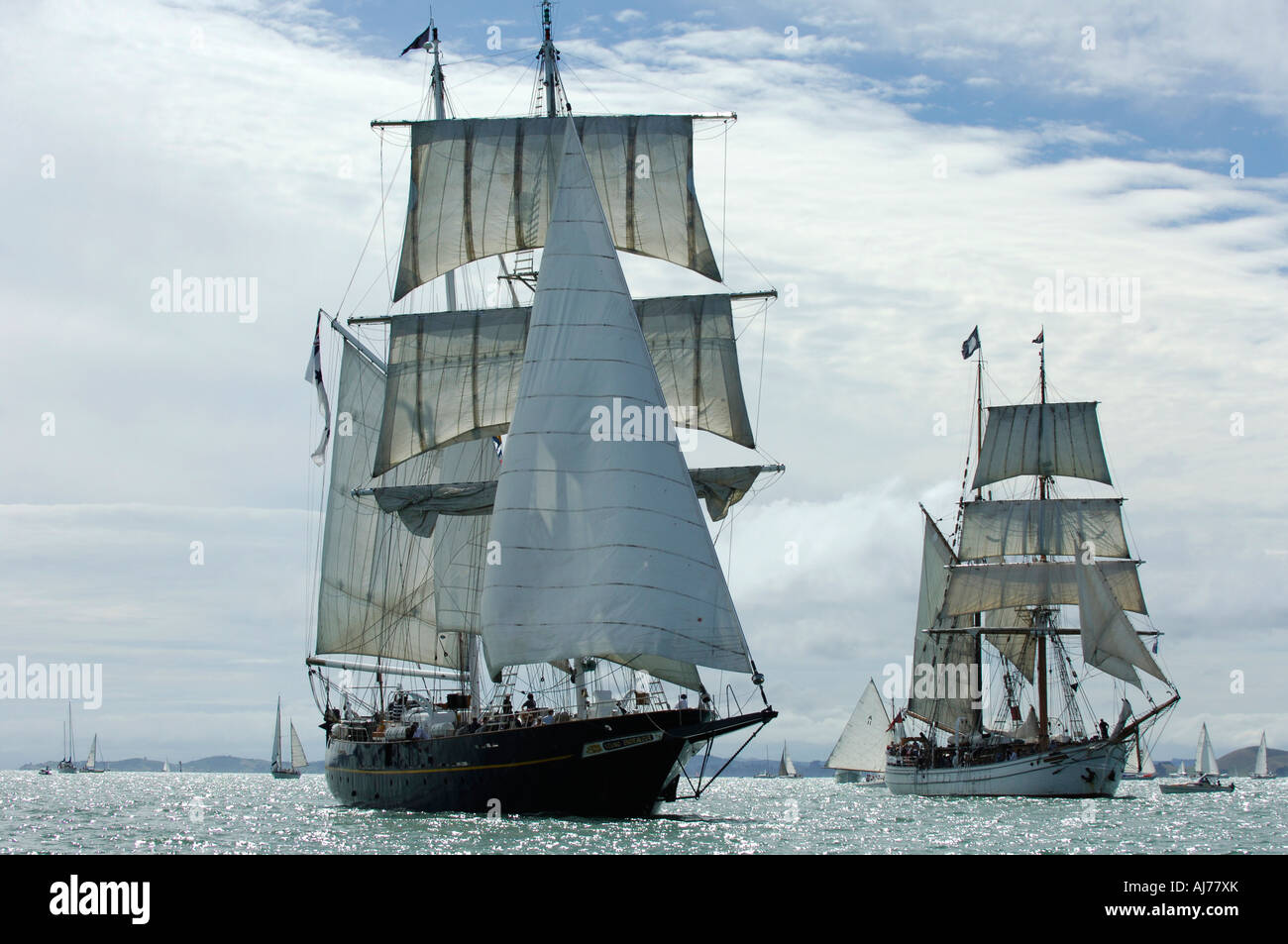 Tall ships young endeavour soren hires stock photography and images