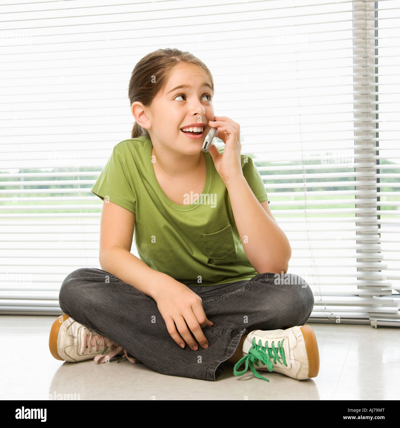 Crossed preteen girl hi-res stock photography and images - Alamy