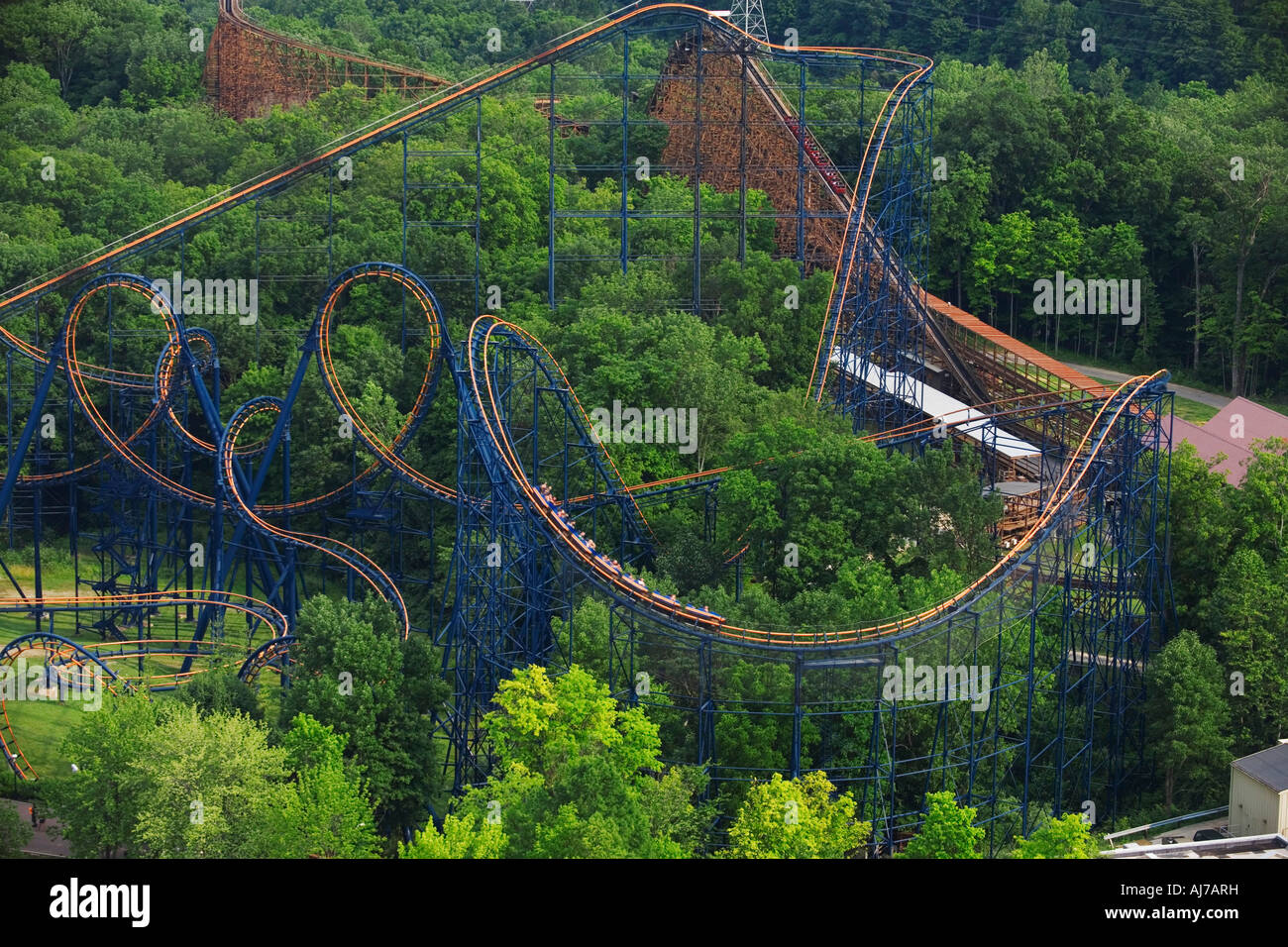 Kings island roller coaster hires stock photography and images Alamy