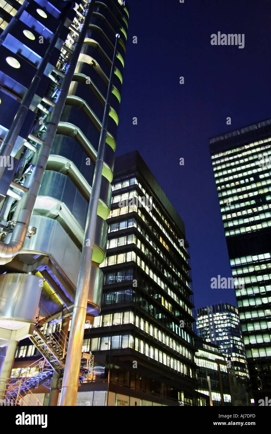 Lloyds insurance building in City of London financial district England UK Stock Photo