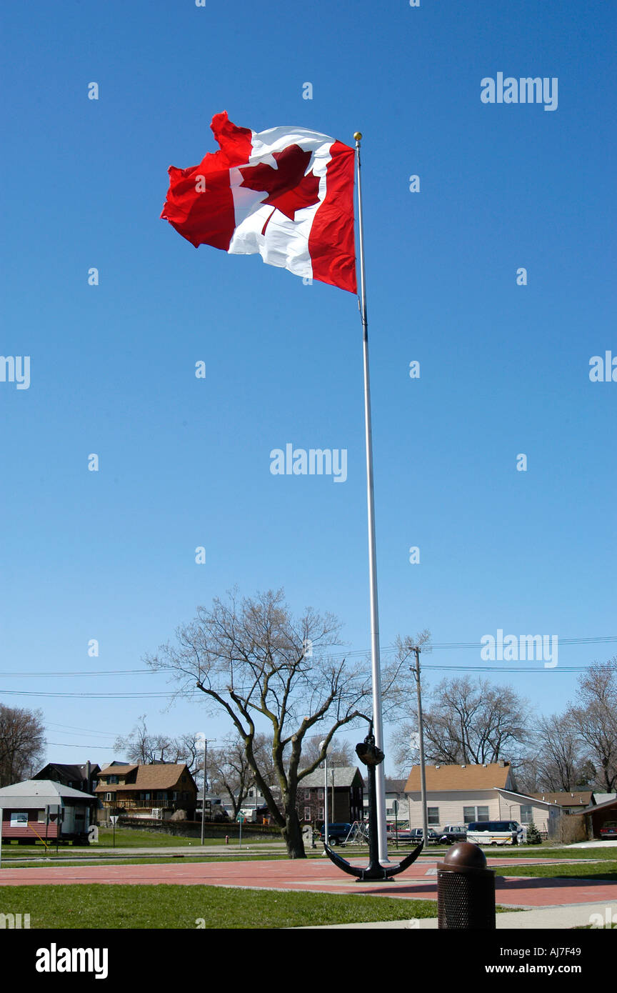 Canadian Flag Stock Photo